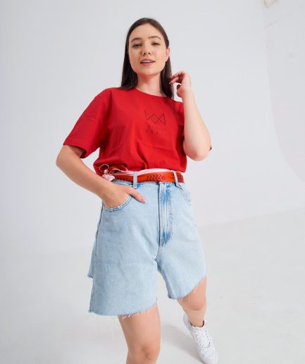 Tricou Aceeaşi Mărie Logo Roşu