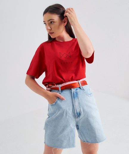 Tricou Aceeaşi Mărie Logo Roşu