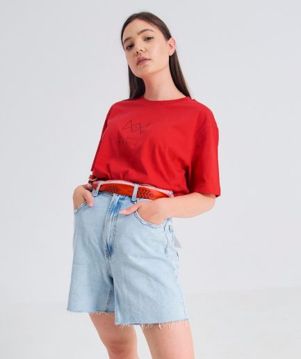 Tricou Aceeaşi Mărie Logo Roşu