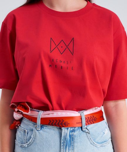 Tricou Aceeaşi Mărie Logo Roşu