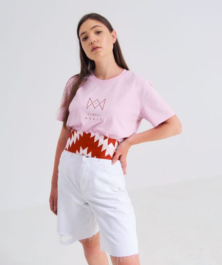 Tricou Aceeaşi Mărie Logo Roz Pal