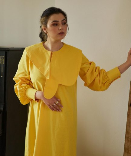 Rochie Brândușa Galbenă