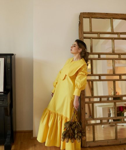 Rochie Brândușa Galbenă