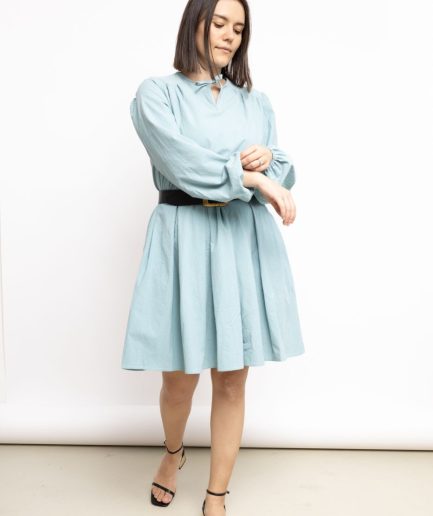 Rochie Zestre Albastru Scandinav