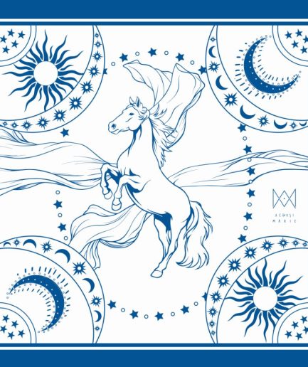 Eşarfă Magical Memory Blue
